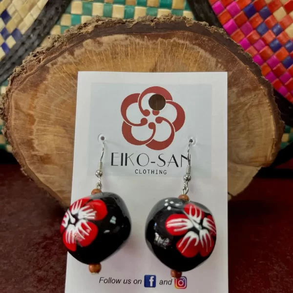 Tuitui Earring (dark red)