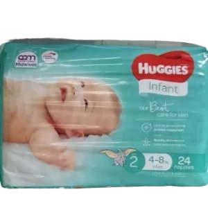 Nappy Pants Huggies 4-8 months, 24 Nappies