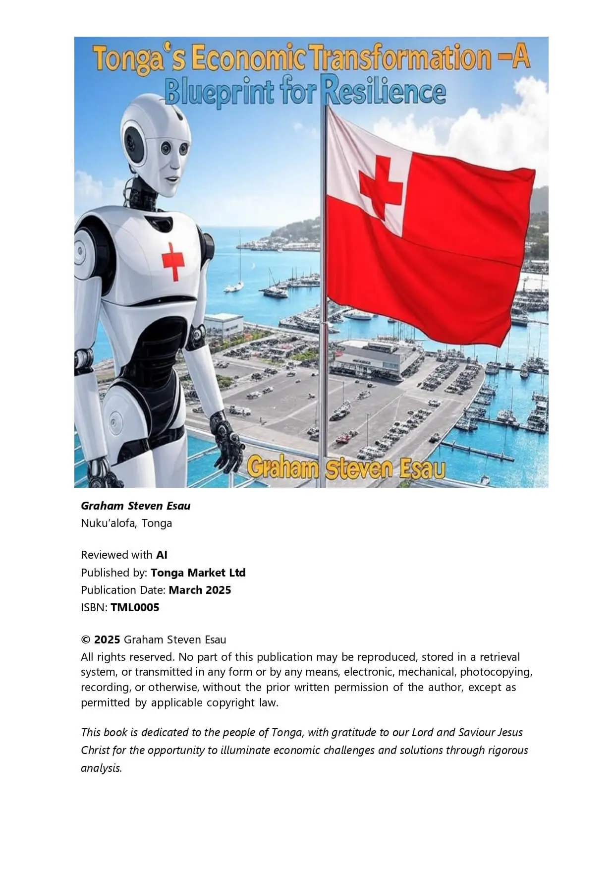 Tonga’s Economic Transformation – A Blueprint for Resilience