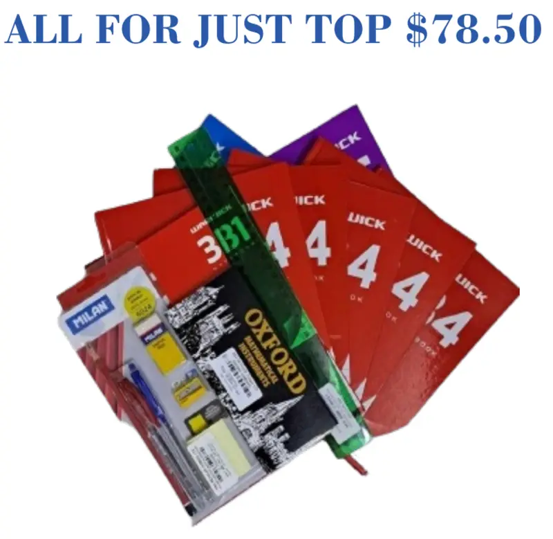 FORM 1 & 2 SCHOOL PACK 2024 General Secondary School Tonga