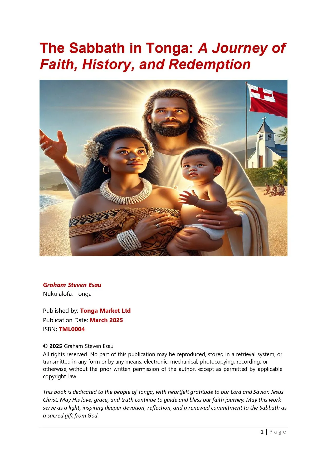 The Sabbath in Tonga - A Journey of Faith, History, and Redemption